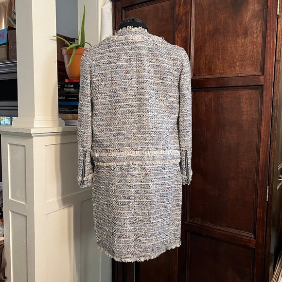 J Crew Tweed Dress with Jacket size 8/10 - Picture 2 of 16